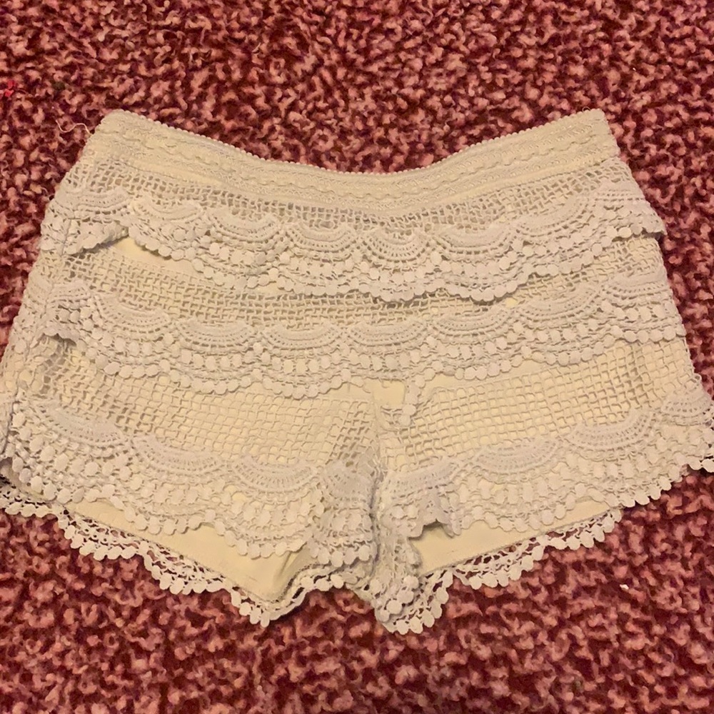 Kids crochet shorts